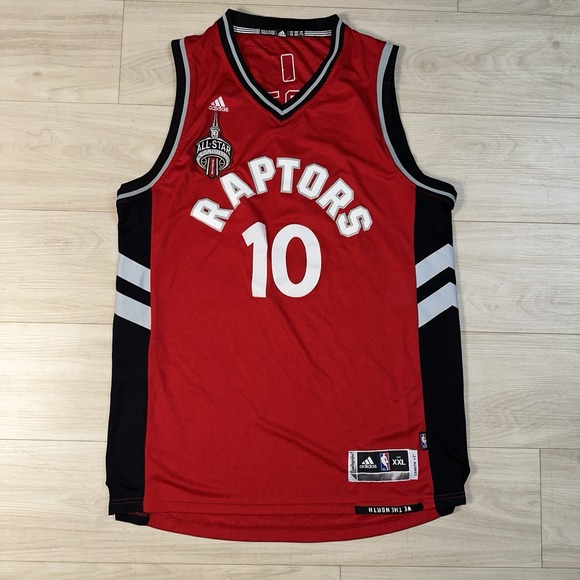 DeMar DeRozan Pro Cut Toronto Raptors Red Adidas Jersey Men's Size